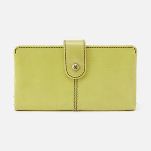 NWT New Hobo Marshal Wallet Lemongrass Leather Retired Rare